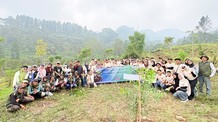 Dukung Program ESG, Kolaborasi 3 Perusahaan Gelar Aksi Tanam Pohon dan Gathering Bertema "Moving with Purpose"